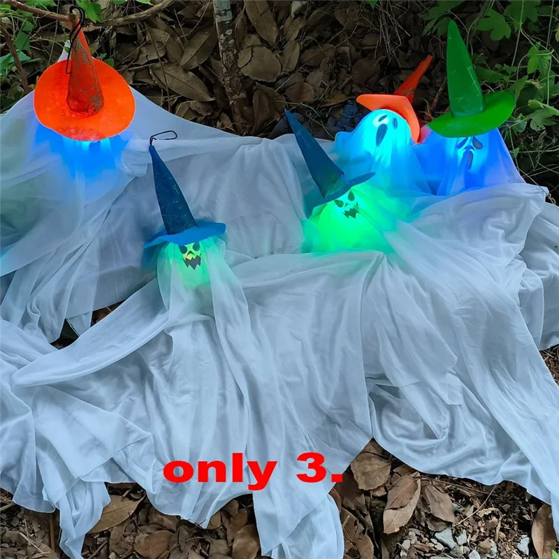 

3 PCS 70X65cm Hanging Ghost Decorations