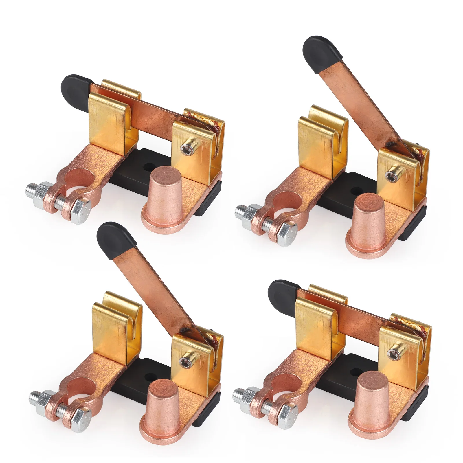 

For Car Marine Boat Truck Vehicle Vertical Side Post 4PCS Top Post Knife Blade Master Switch 12V 24V Battery Disconnect Switch