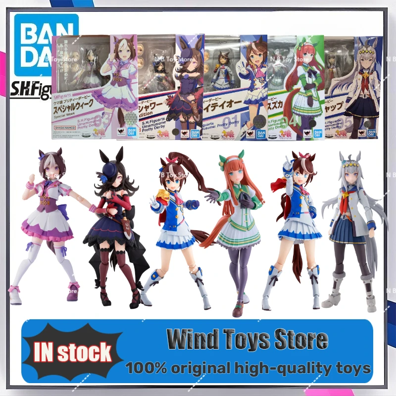 

Оригинальные модели SHF Bandai-KIT, Horse Racing Mrs Pretty Derby, аниме, экшн-фигурка, модель игрушки, коллекция, детские моделирующие подарки