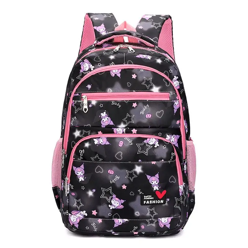 Mochila Kuromi Melody zaino impermeabile di grande capacità per la scuola Kawaii Anime borsa cosplay borsa da viaggio scuola studente ragazza regalo