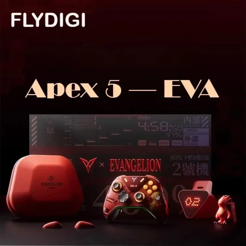 새로운 Flydigi Apex 5 EVA 무선 게임 컨트롤러 정밀 게임패드 PC 스위치 모바일 TV 박스용 도크 포함 아스카 선물