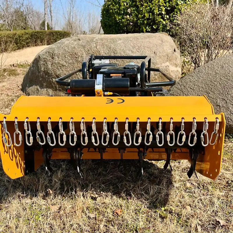 

Customized version of grass shredder with powerful diesel engine and remote control for home garden Flail mower