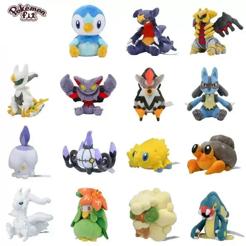 Original PC Pokemon Fit Gengar Eevee Vulpix Articuno Lapras Slowbro Charmander Snorlax Slowpoke  Dolls Plush Toys Children Gifts