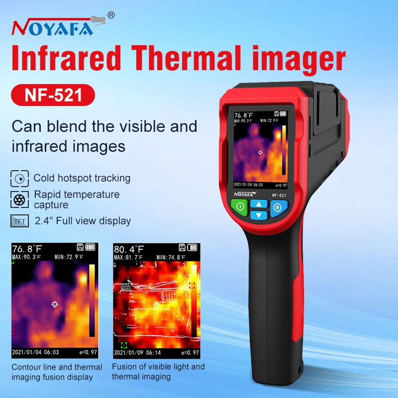 Infrarot-Wärmebildkamera 240x240 Tragbare Thermokamera -20~400°C ℃ Temperatur-Heizungs-Detektor Digitales Infrarot-Bildgebungsinstrument