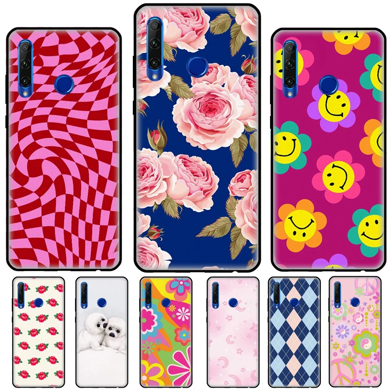 Peacr N Luv Flower Power Slumber Party Phone Case For Honor Magic 5 4 Lite 50 70 90 8X 9X 10 Lite X6 X7 X8 X9 X8a X9a Back Cover