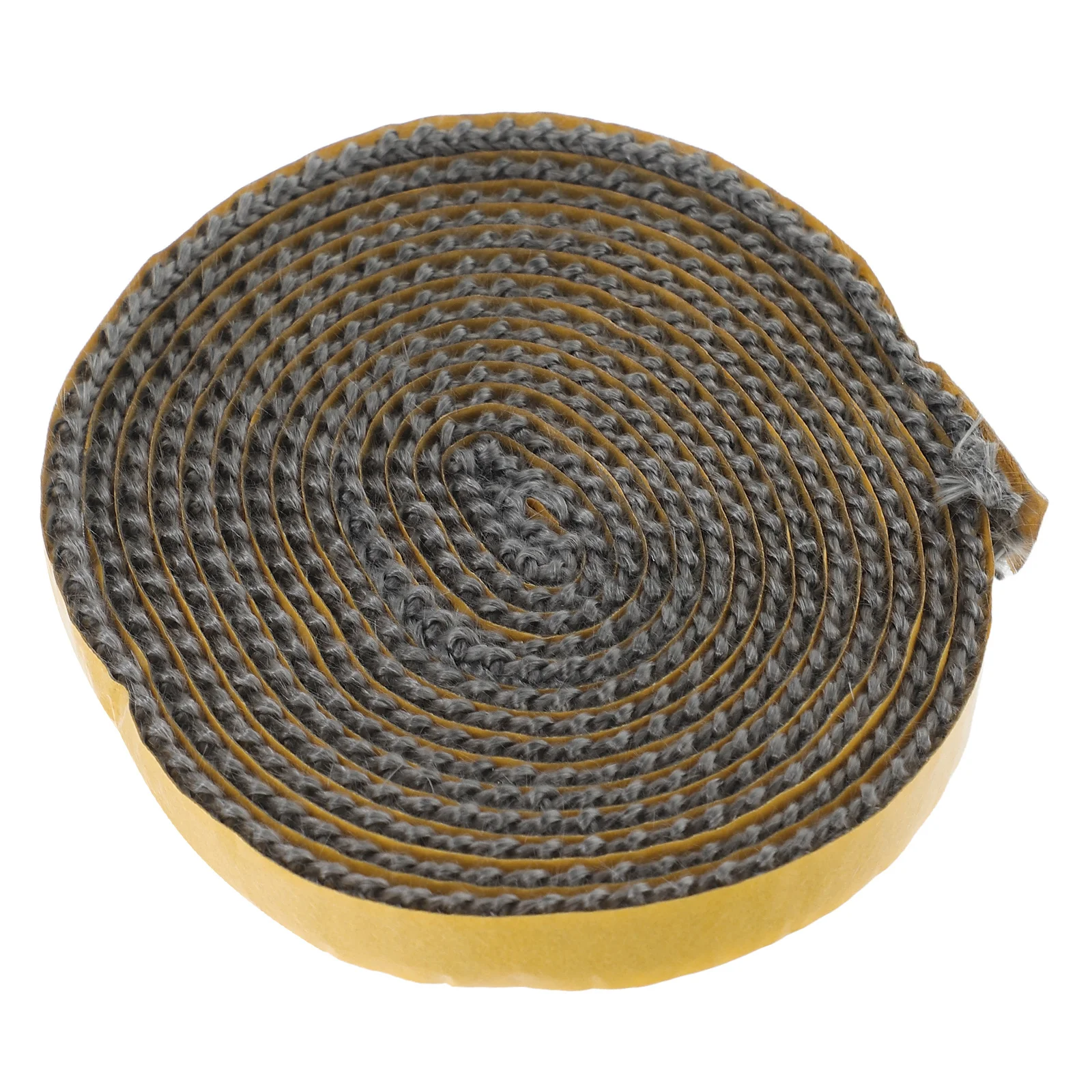 

Flat Fiberglass Rope Gasket Tape Self Adhesive Stove Door Seal Fire Rope Heat Resistant for Wood Stove Fireplace