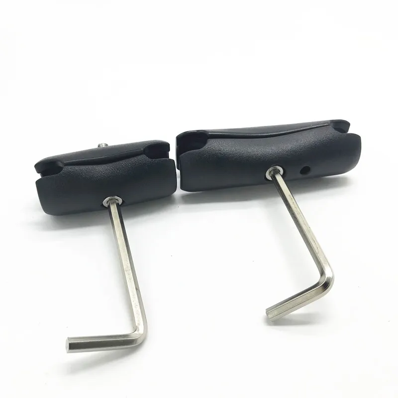 도난 방지 유형 65mm 95mm 더블 소켓 암, gopro 사진 확장 암 커넥터 용 1 인치 볼베이스 용