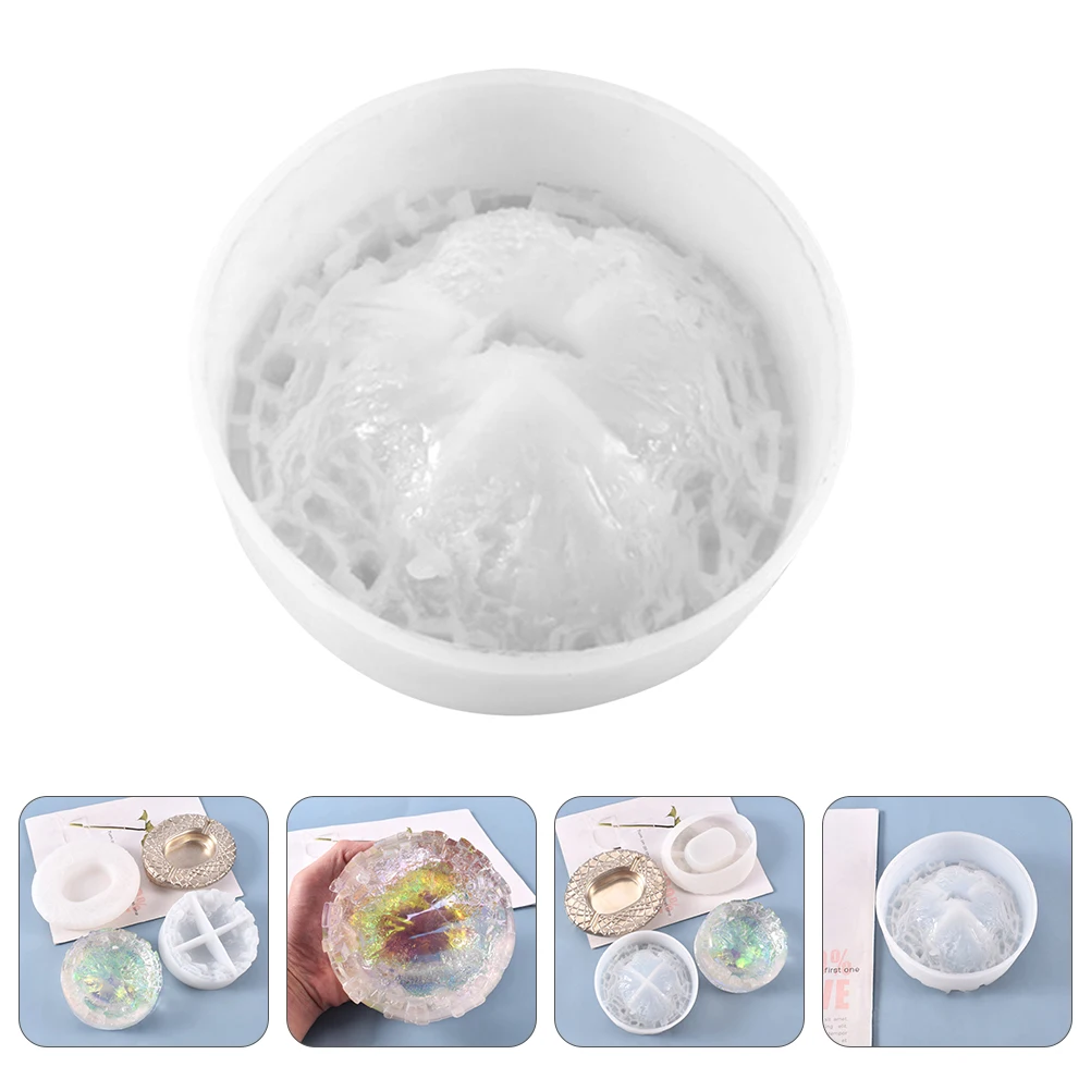 

Silicone Mold for Storage Box DIY Adorment H made Crafts High Transparency Flexible Easy to Use Clean White Tool Case