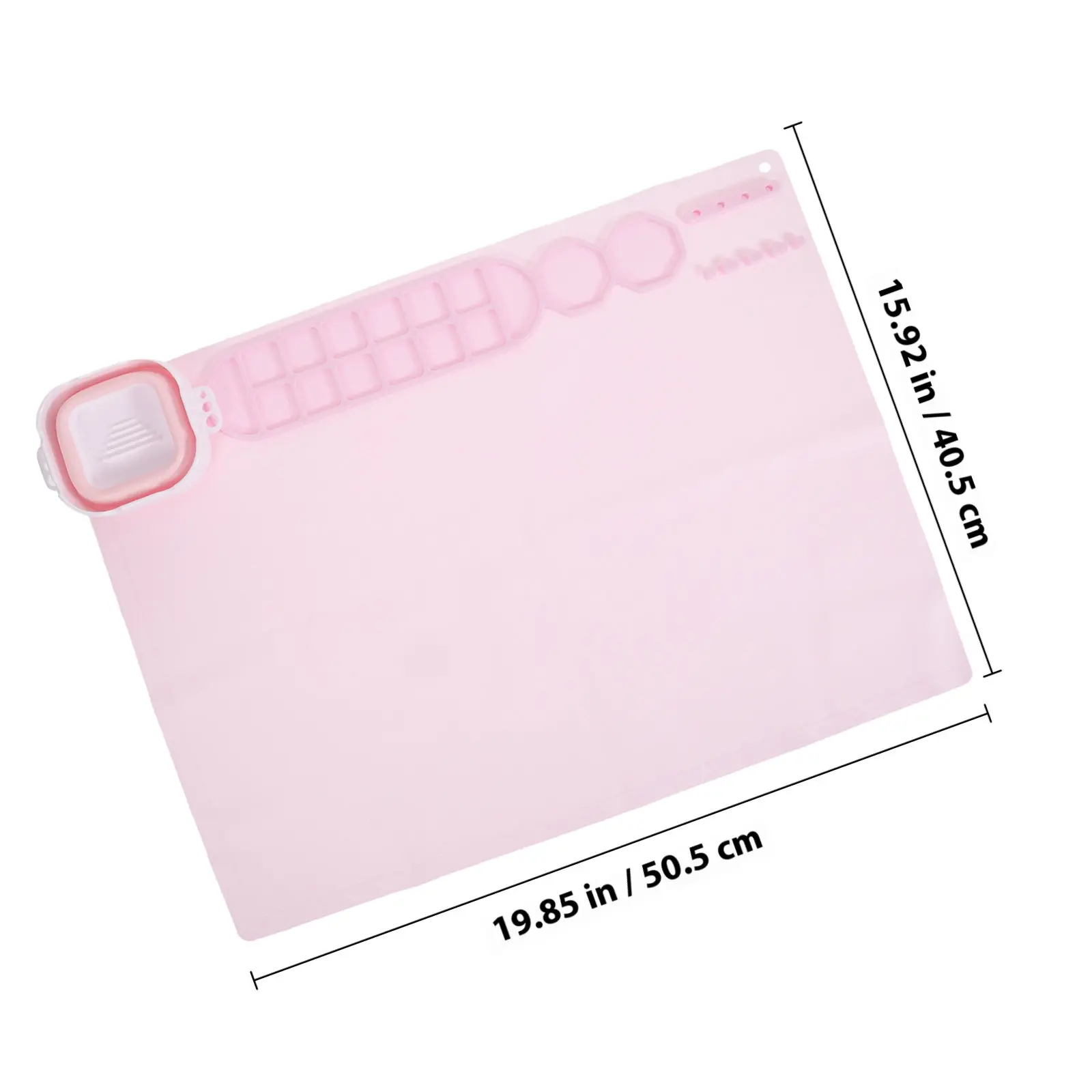 Silicone Mat for Painting and Resin Casting Multi Functional Nonstick Craft Mat Heat Resistant Table Protector Easy Clean DIY
