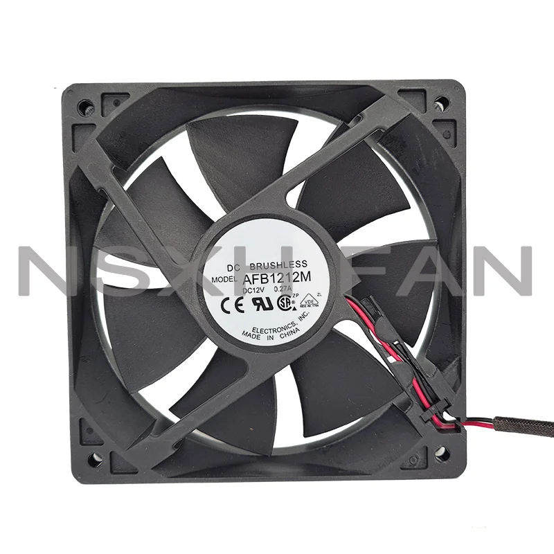 

AFB1212M 12025 12V 0.4A 120*120*25MM 3 Wire Server Fan Cabinet Fan