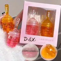 Honey Pot Lip Oil Fresh Fruit Lip Balm Set Long Lasting Moisturizing Clear Lip Oil Liquid Lipstick Lipgloss Makeup Cosmetics
