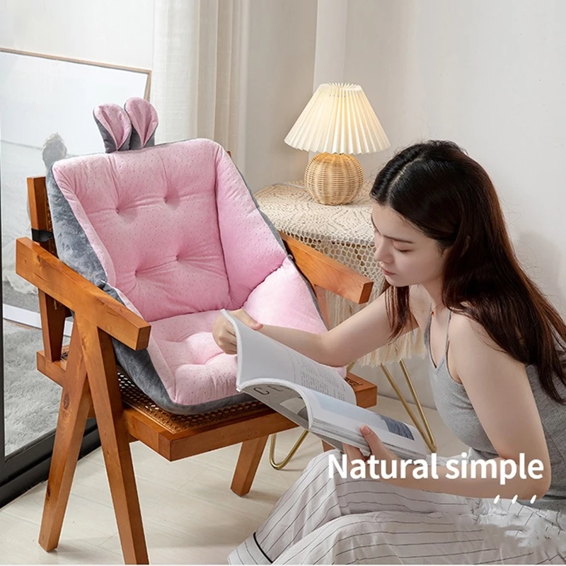 Soft Plush Lazy Seat Office Chair Cushion Office Lumbar Cushion Computer for Armchair Cushion Backrest Pillow Relieve waist pain