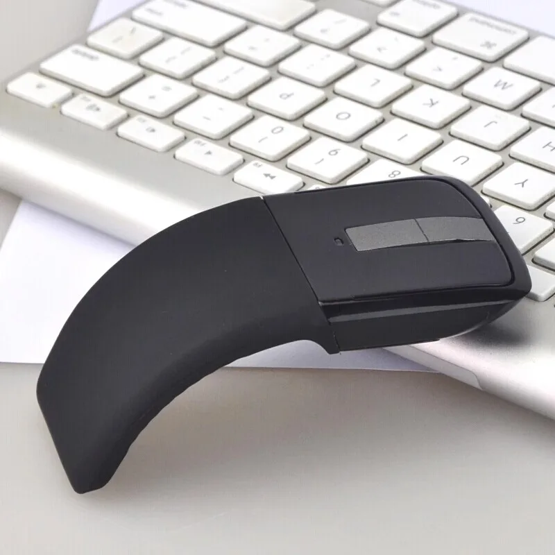 Foldable Wireless Mouse Bluetooth Lightweight Touch Personalized Creative Office Tablet