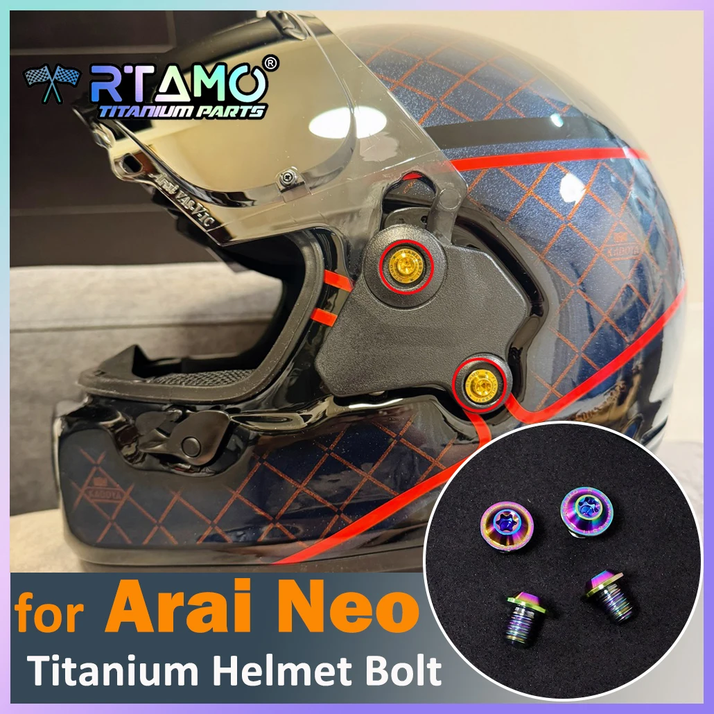 Titanium Helmet Bolt for Arai NEO