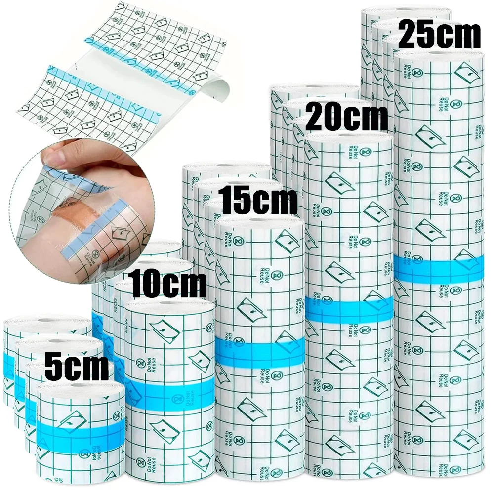 Waterproof Tattoo Aftercare Film PU Tape Protective Adhesive Bandage Transparent Tattoo Healing Film Sticker Tattoo Accessories