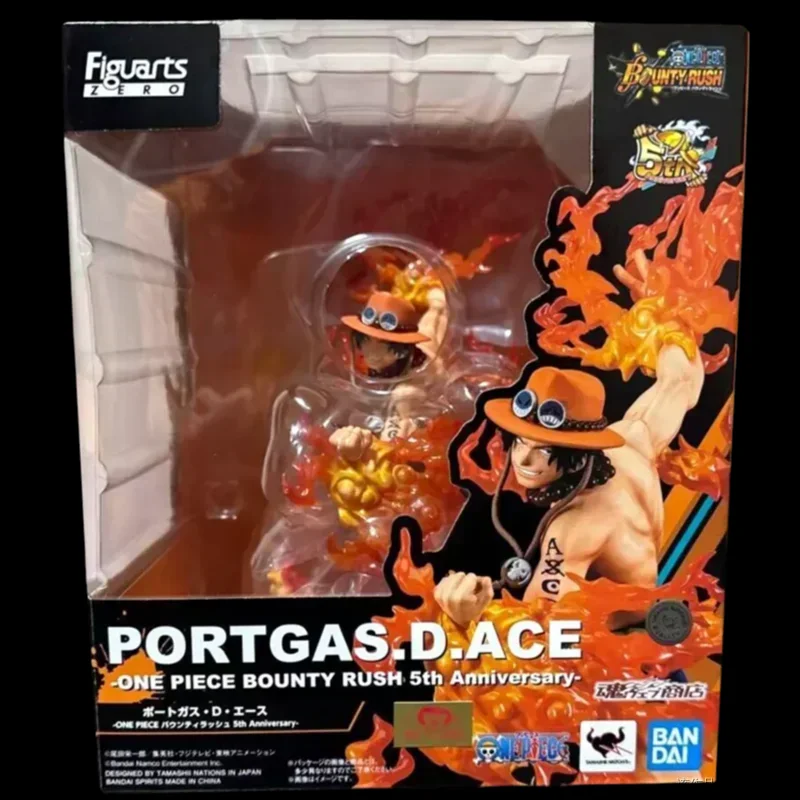 Bandai In Voorraad Figuarts NUL Bounty Rush Anime Een Stuk PORTGAS.D.ACE 5th Anniversary Action Figure Model Speelgoed Gift DT