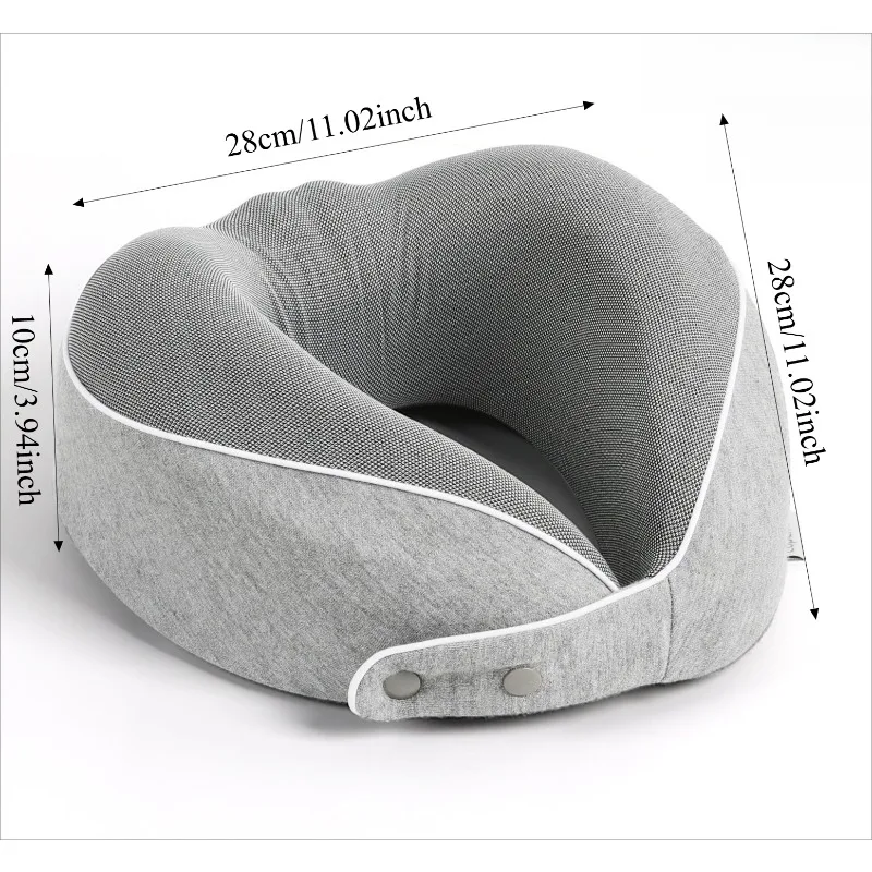 Travel Office Car Airplane U Shape Neck Pillow Memory Foam Ergonomic Portable Multifunctional Cervical Sleeping Support Pillow