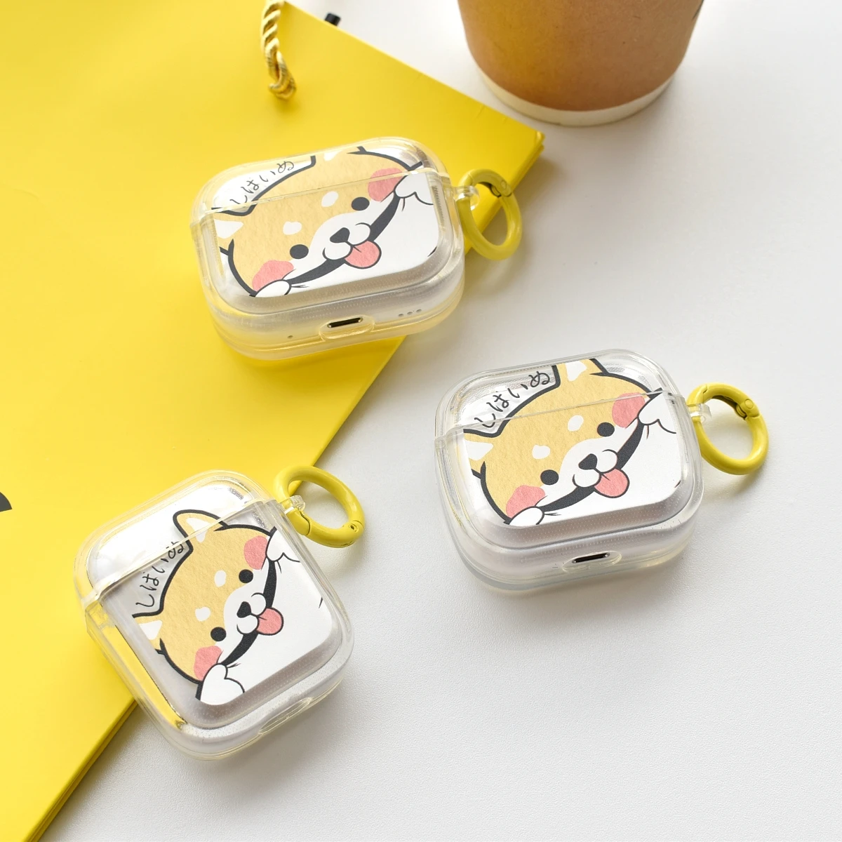 Case for Apple AirPods 1 2 Pro 3rd Generation Case Soft Puppy Corgi with Ring Headphone Protective Cover for AirPods Pro 2