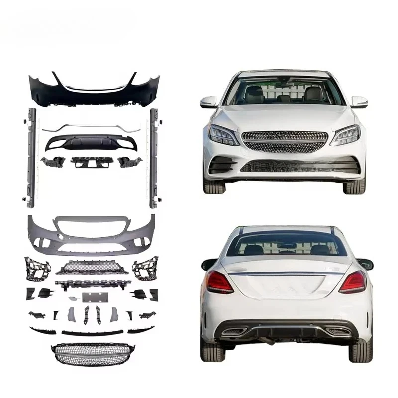 

2015-2021 Year Sport Body Kit C Class W205 Upgrade to Sport Front Bumper Rear