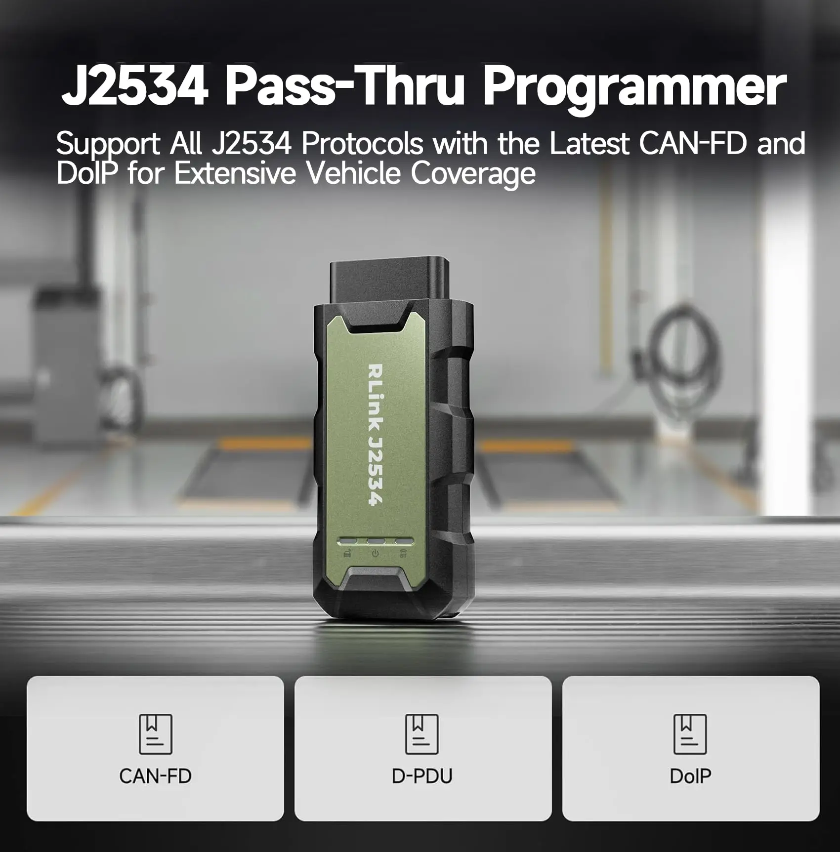 TOPDON RLink J2534 Pass-Thru Programmer OEM Diagnostic Tool Support D-PDU CAN-FD DoIP ECU Programming for BMW Benz VW Ford GM Multi-Brand