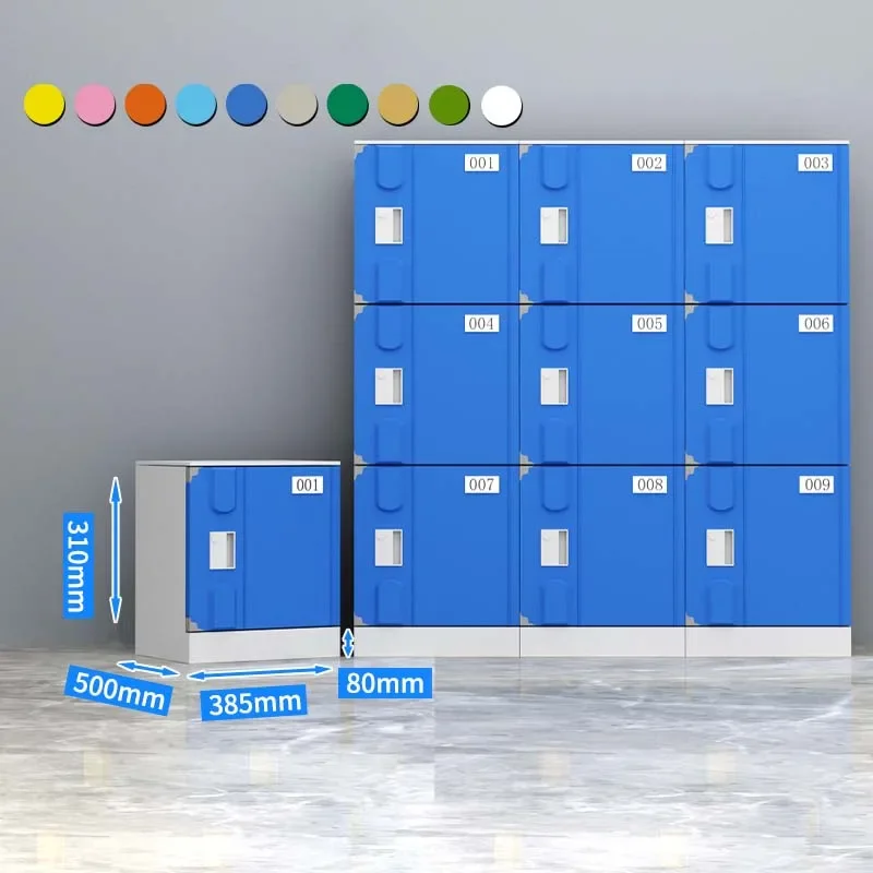 High Quality Plastic Locker Locker Class Kindergarten Classroom Class School Door With Latticed Storage Lockers