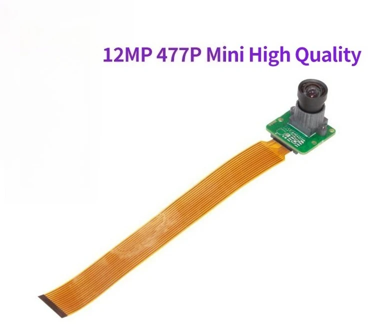 HQ Camera Module B0262 12MP IMX477 CSI‑2 Plug‑in Powered For Zero 2W No Battery Light‑weight Accessory