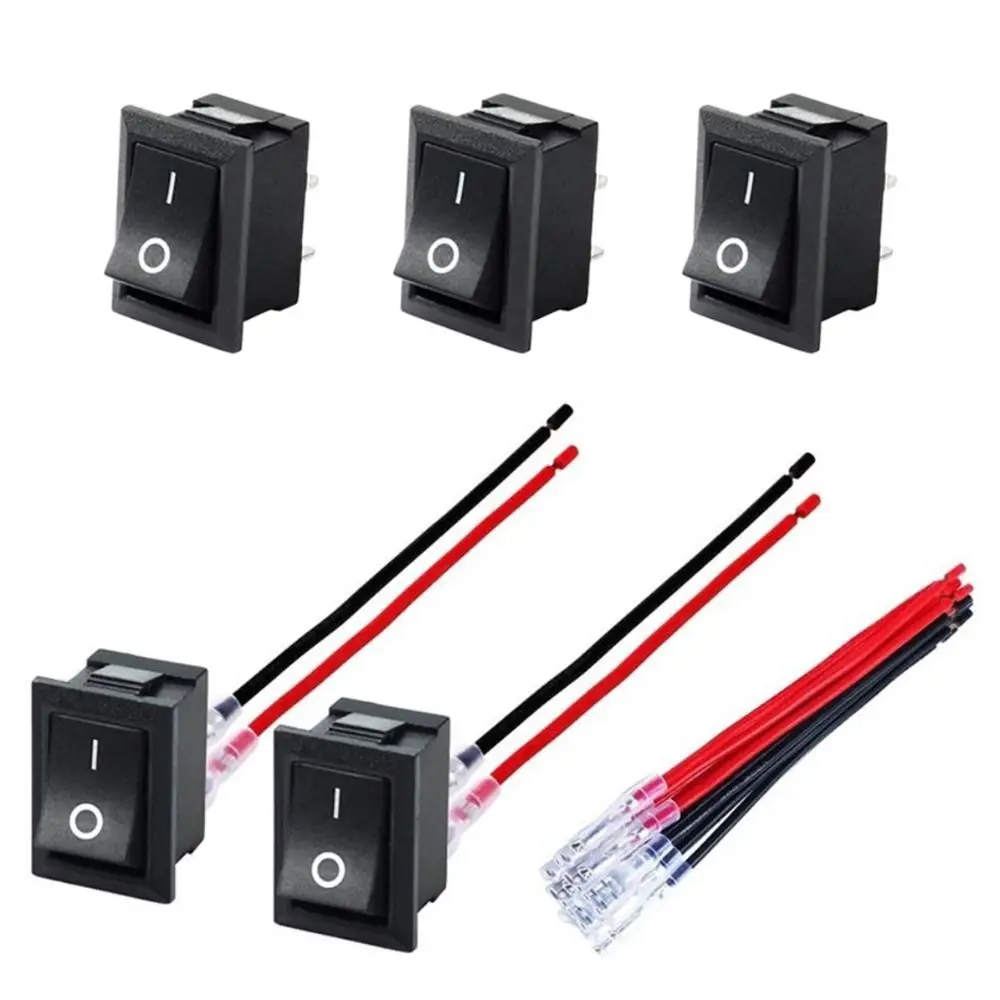 

NEW 12V 24V Circular Switch 20MM Toggle Switch ON/OFF Switch Mini 2 Pin Round Rocker Switch Auto Car