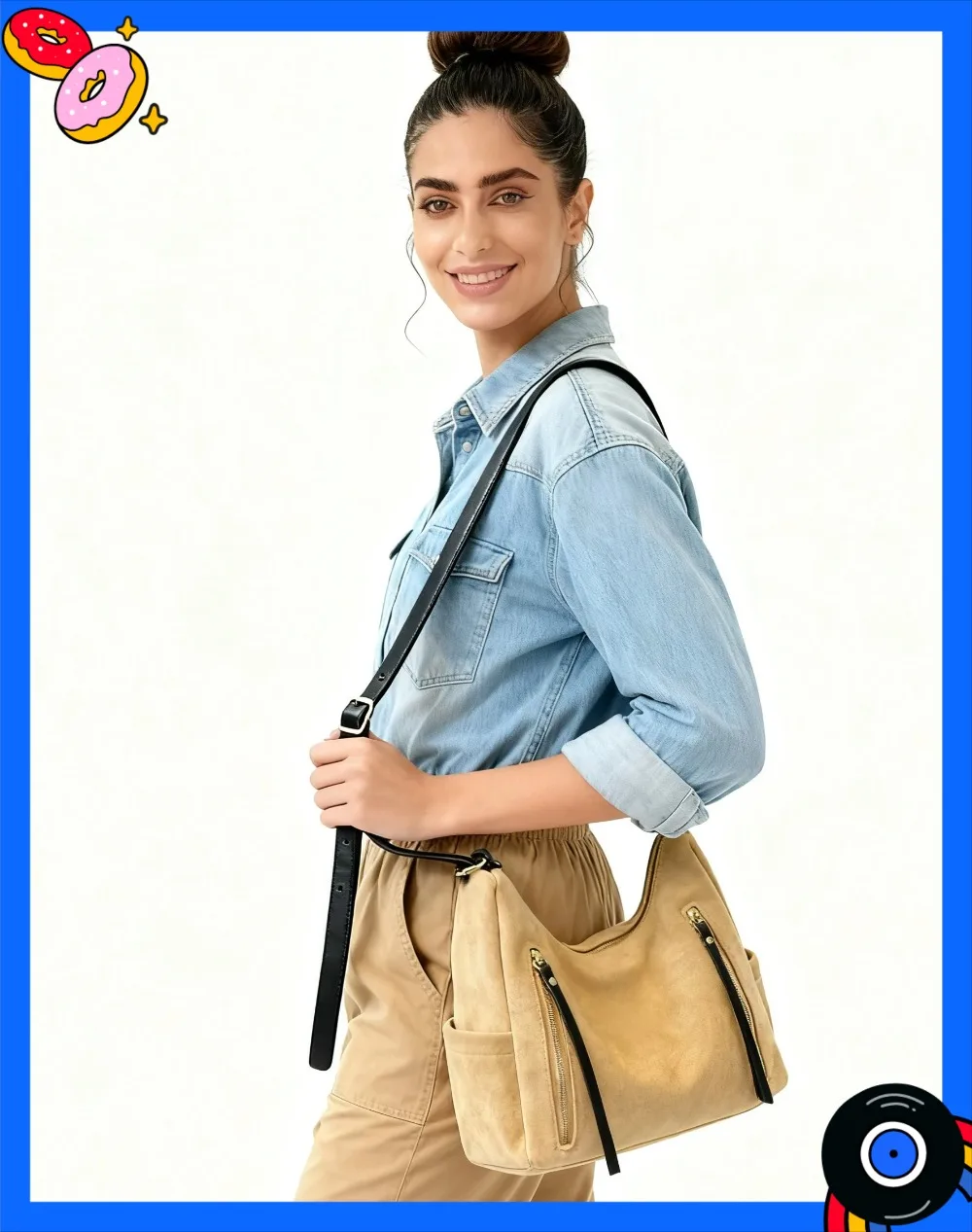 

Сумка через плечо 2026Женская модная сумка через плечо Дизайнерская сумка через плечо Классическая женская сумка через плечо