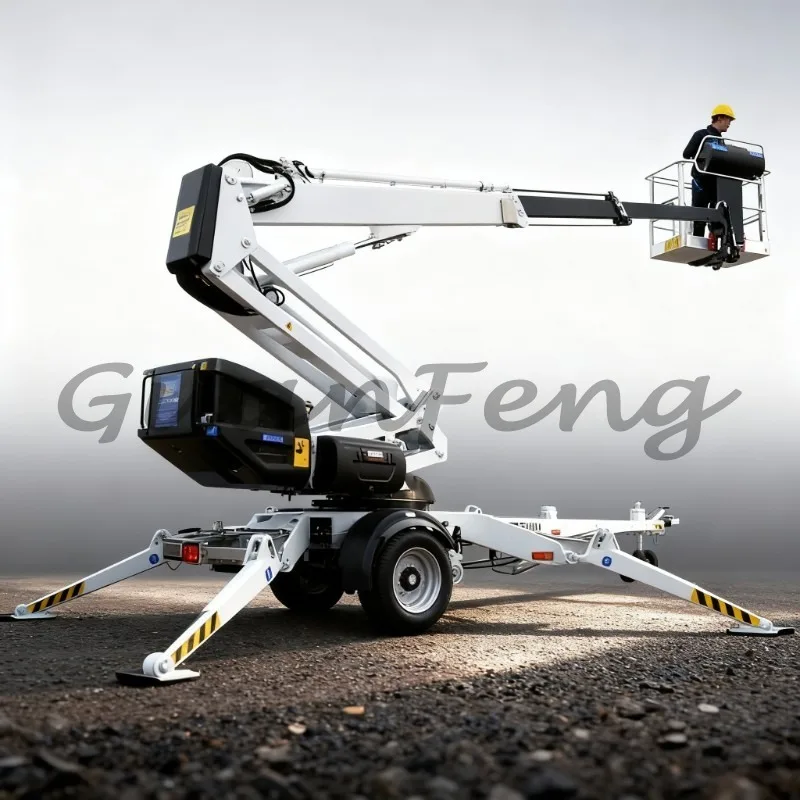 Traction Aerial Work Platform, Highway Maintenance Mobile Lift, Telescopic Aerial Working Equipment