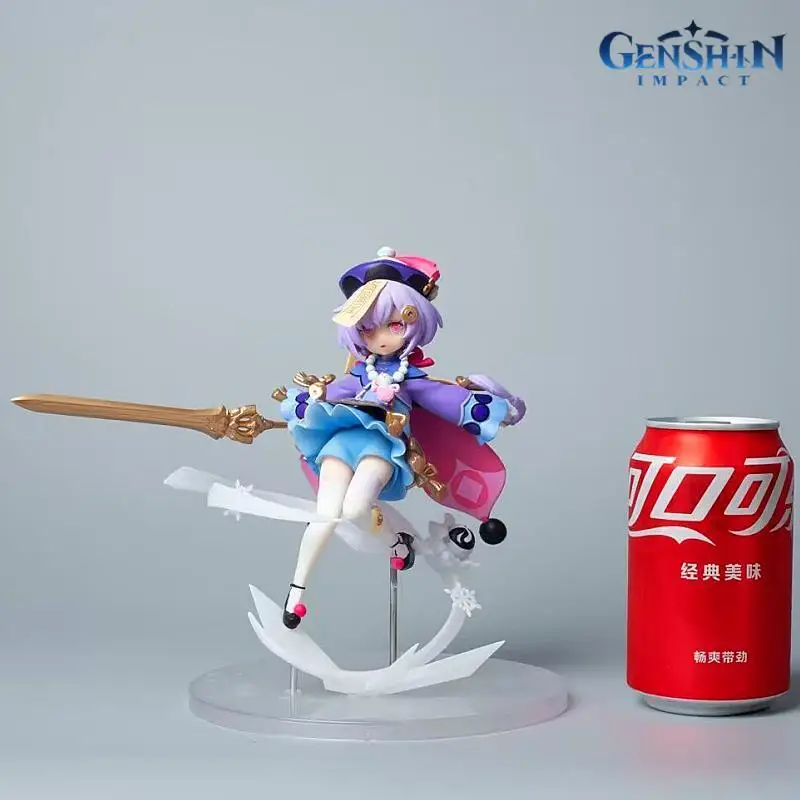 

19cm Genshin Impact Qiqi Anime Figure Liyue Harbor Two Dimensional Beauty Girl Game Peripheral Action Figurine Model Toys Doll