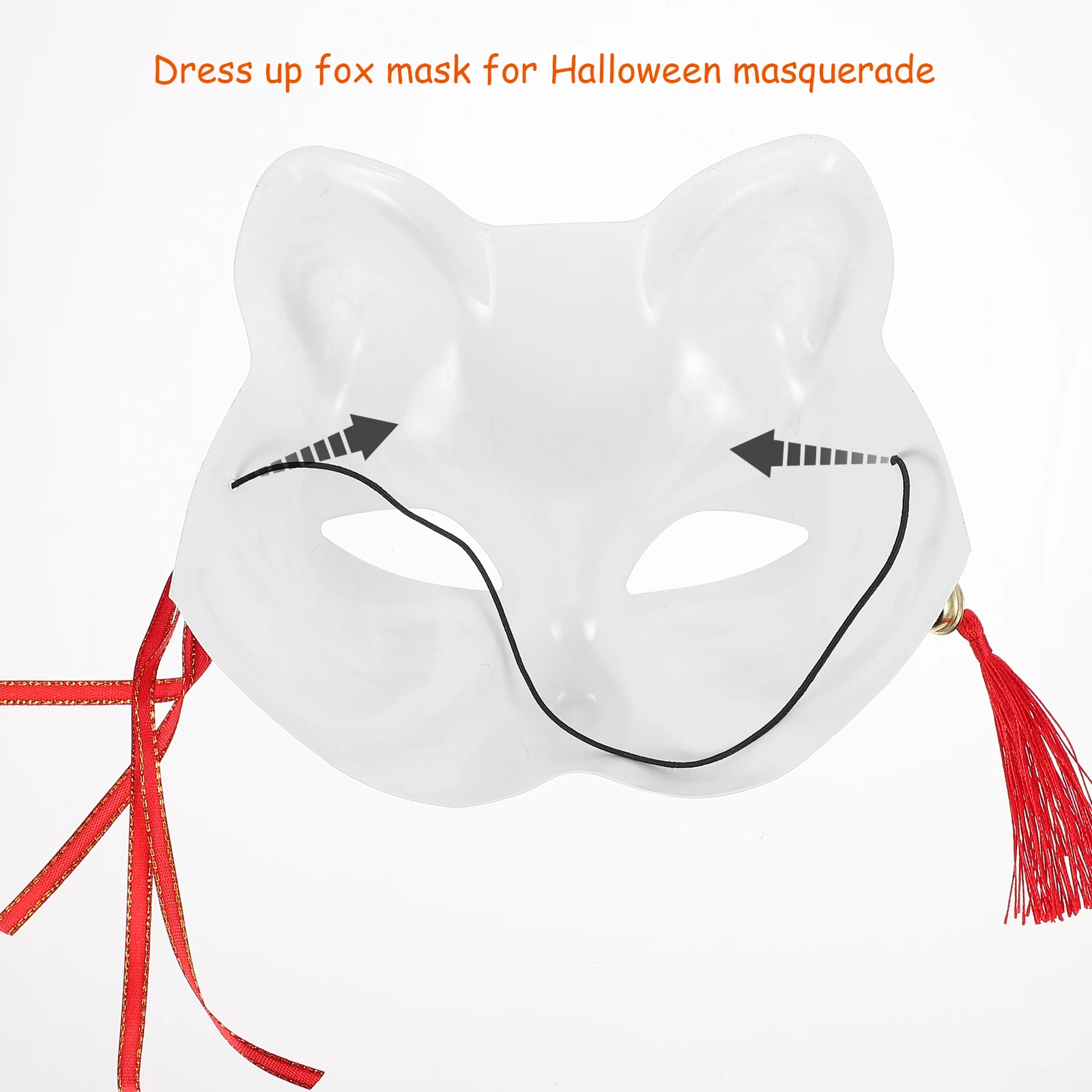 

1 pc Halloween Foxes Japanese Style Cosplay Face Piece Dressing Up Masquerade Mask For Fancy Party Novelty Costume