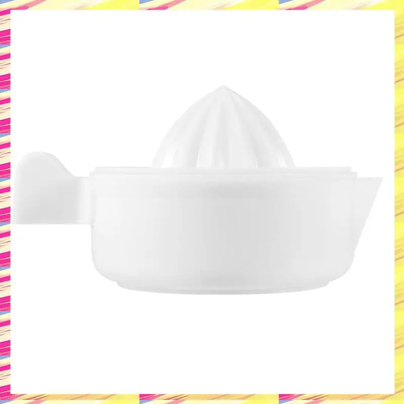 ABJJ Manual Lemon Squeezer, Orange Juice Squeezer, Citrus Orange Manual Hand Juicer Lid Rotation Press Anti-Slip Reamer
