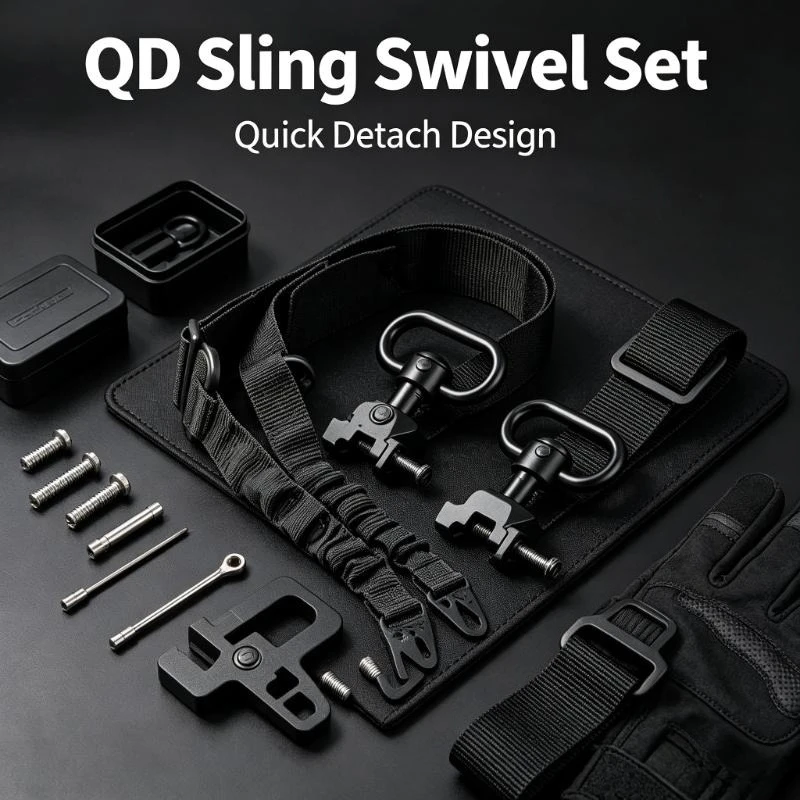 QD Quick Connect Buckle Two-Point Strap 2Pcs Set Multipurpose Auxiliary Parts For Hobby Toy Model DIY Modification