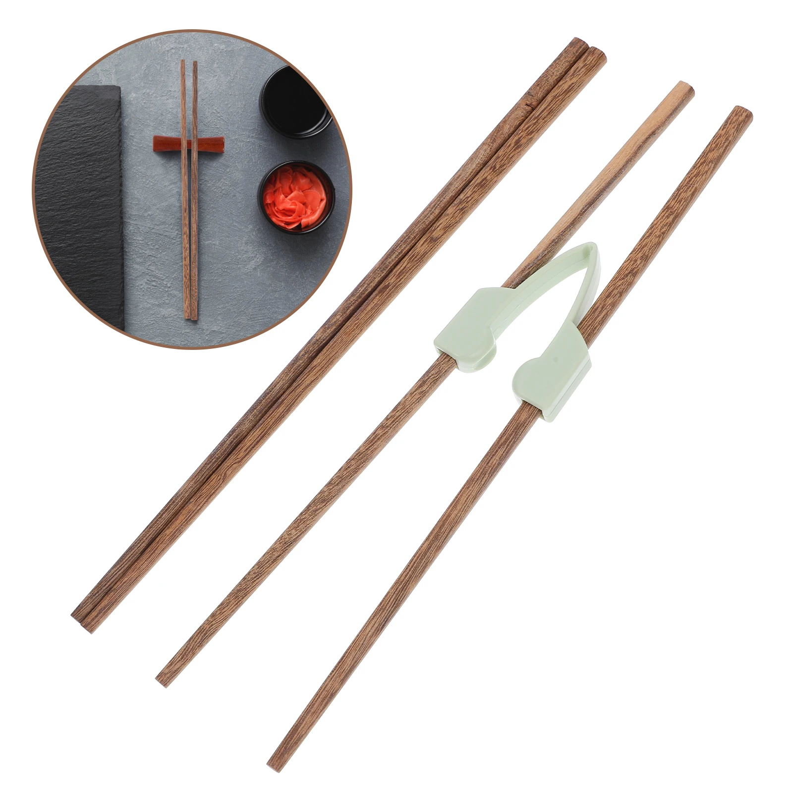 

Reusable Anti-Shake Chopsticks Autorebound Design Non-Slip Adjustable Helper For Seniors With Hand Tremors Chinese Eating