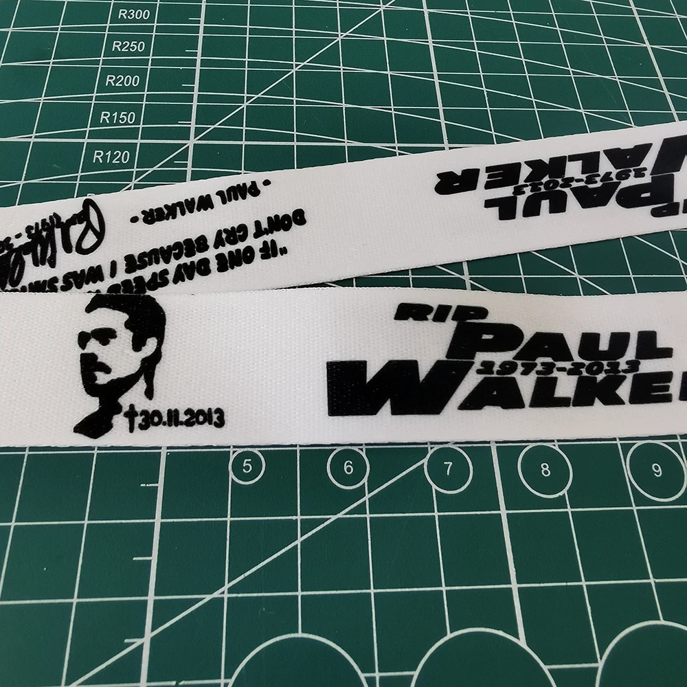 Paul Walker Fans Fast & Furious Lanyard Cellphone JDM Refitting Car Keychain ID Holder Mobile Neck Strap Quick Release Lanyard