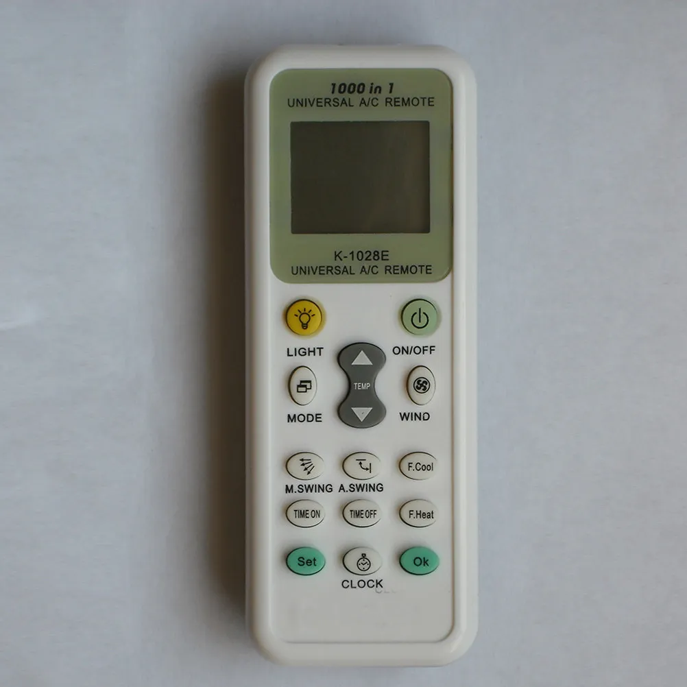 

Beige Universal Air Conditioner Remote Controller 13x5x2.5cm 1000-in-1 Powerful Air Conditioning Control Compatible with Most