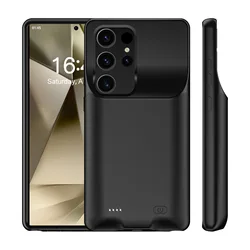 20000mAh Battery Case for Samsung Galaxy S24 Ultra 5G/S23 Ultra/S22 Ultra Portable Extended Battery Pack Charging Cover Power