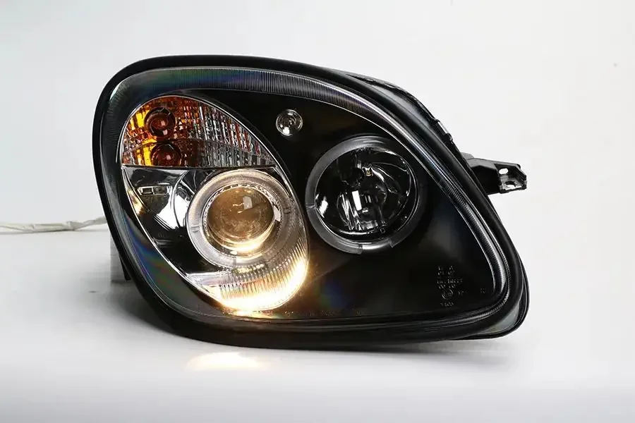 Manufacture Full Led Dynamic Sequential With Single Vision Lens Head Light Assembly 1996-2003 Black For Audi SLK R170