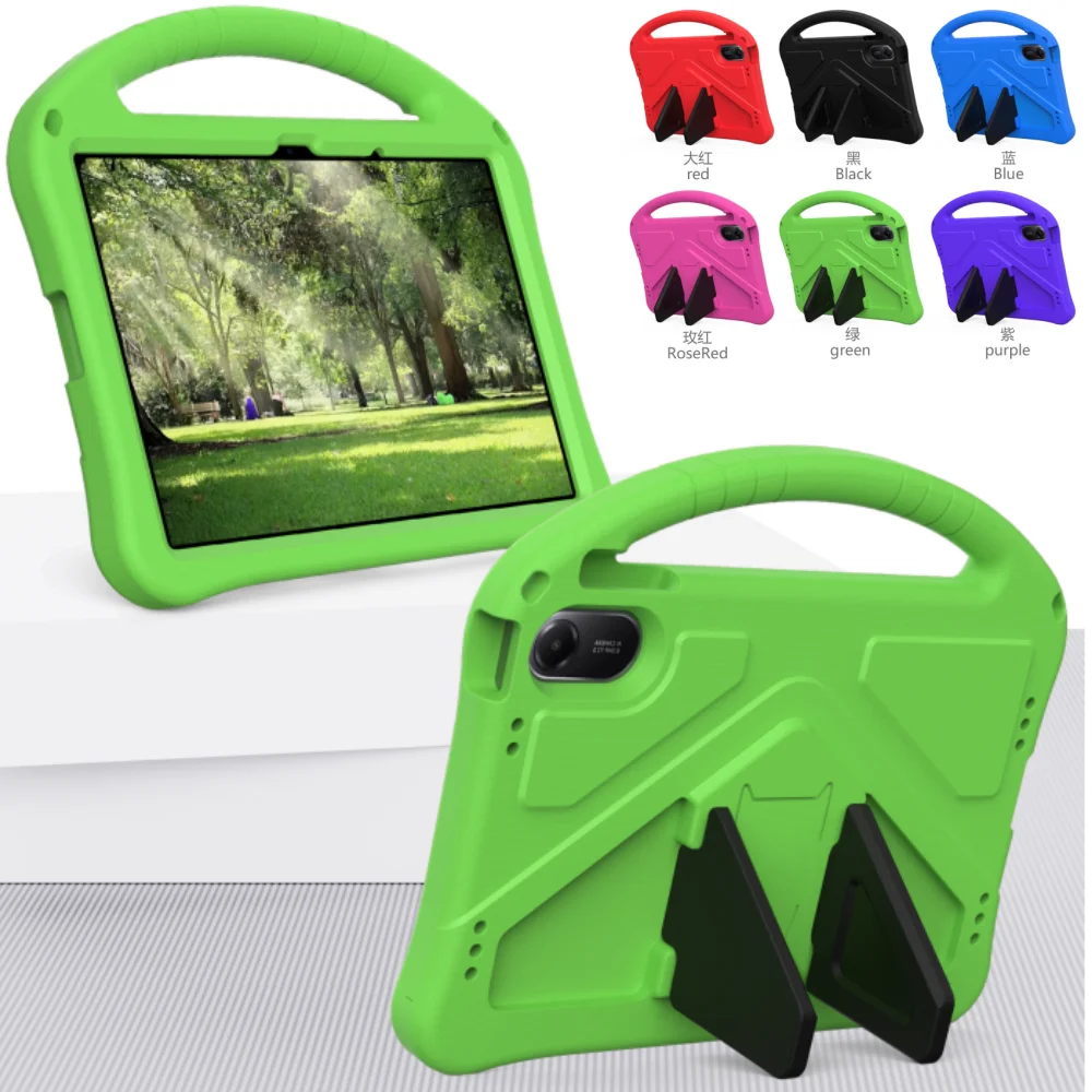 

Kids Soft EVA Case for Xiaomi Redmi Pad 2 11 inch SE 11" Funda Stand Shockproof Cover for Xiaomi Pad 7 11.2 Pad 6 5 Pro 11inch