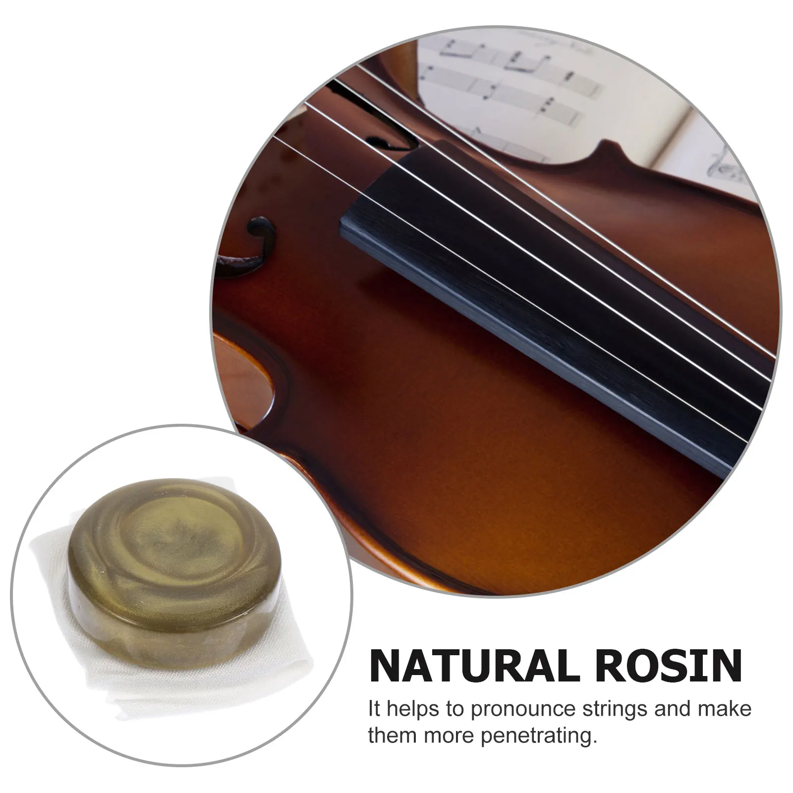 

Violin Rosin Professional High-Quality String Instrument Maintenance Block Portable Practical For Violin String