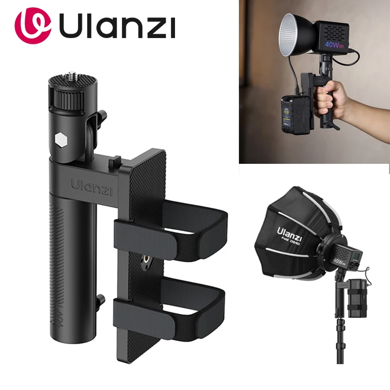 Ulanzi LA06 Ручка подставки для мобильной мощности Ручка внешней лампы для зарядки на открытом воздухе Мягкий светильник Кронштейн Основание Аксессуары для штатива Ulanzi LA06 Ручка подставки для мобильной мощности Ручка внешней лампы для зарядки на открытом воздухе Мягкий светильник Кронштейн Основание Аксессуары для штатива