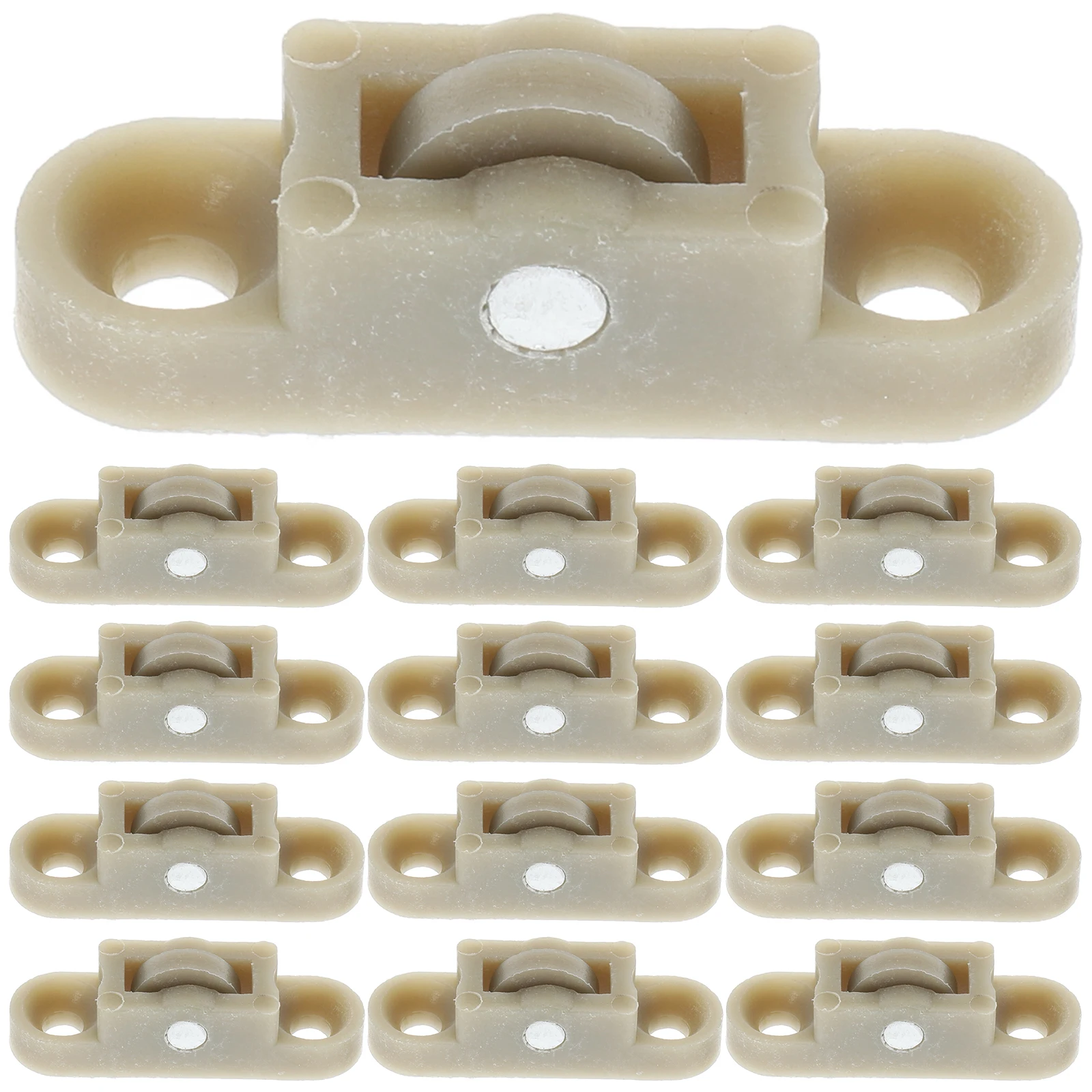 

20 Pcs Sliding Door Roller Cabinet Window Screen Pulley Single Wheel Track Replacement Sturdy PP Nylon Furniture Door
