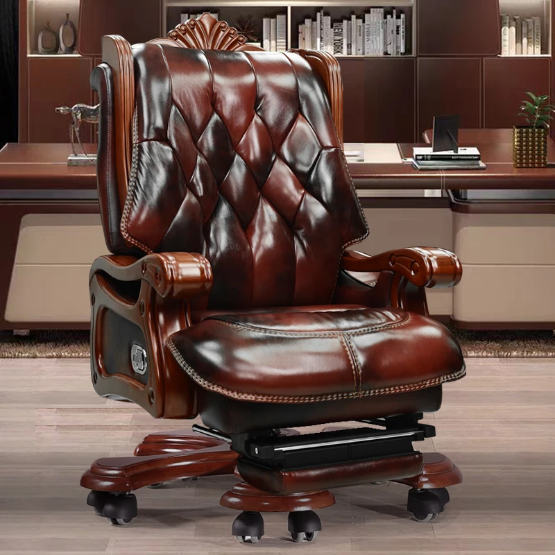 Ergonomic Manger Home Office Upgrade Office Chair Support Wheel Leather Support Nordic Bureaux Executive Gaming Chair Furniture