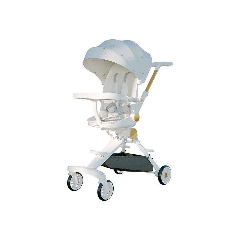 

High-view Baby Stroller, Foldable and Lightweight Children's Stroller Baby Stroller