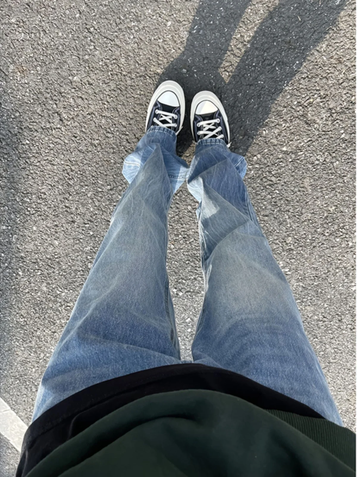 

Мужские джинсы с принтом молнии, зауженные, с высокой талией, летние, тонкие, в американском ретро-стиле, прямые брюки, молодежная мода