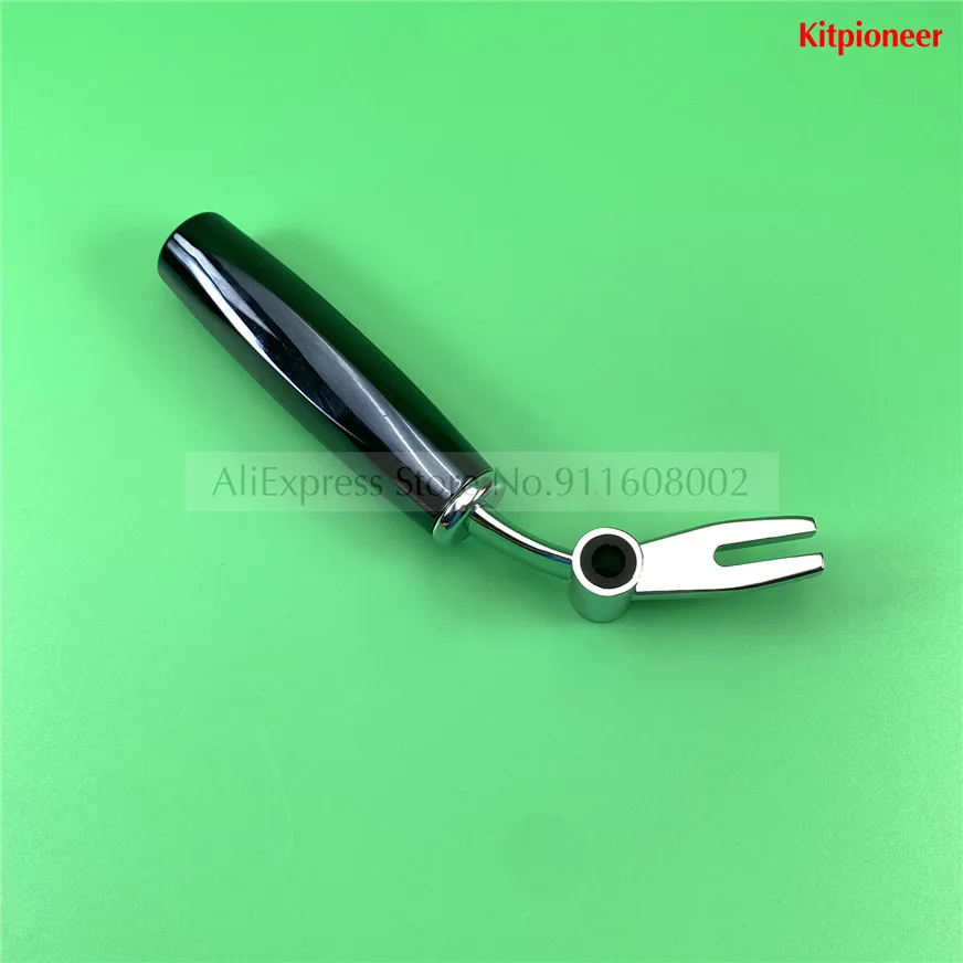 Metal Handle Lever for Ice Cream Machine, Icecream Maker, peça sobresselente, aperto de mão para serviço macio, largura de montagem 3.3cm, 1 índigo, novo