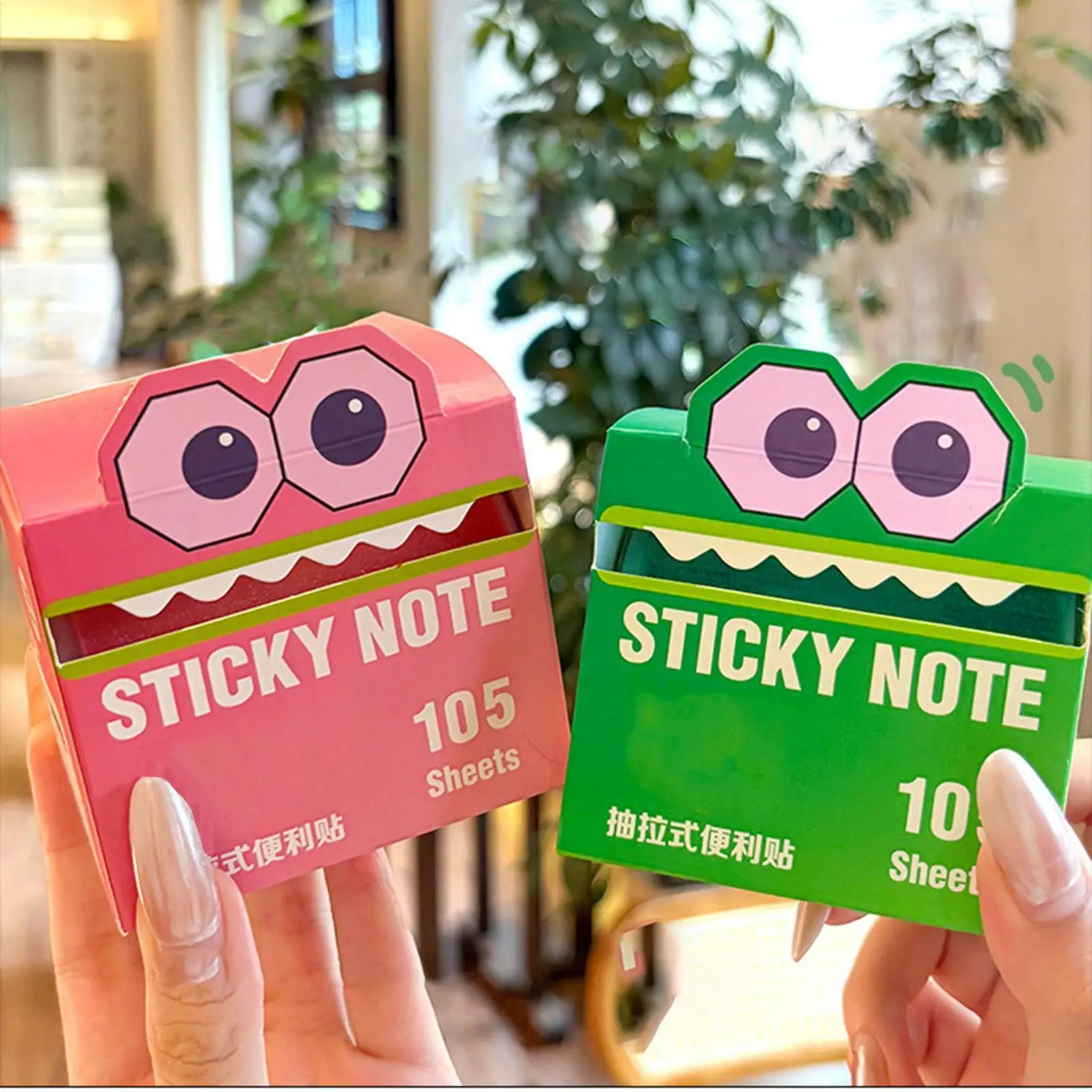 Sticky Notes Transparent 7 Colors 105 Sheets Pull-Out Gradient Office Sticky Notes For Memo Marking Home School Office Students