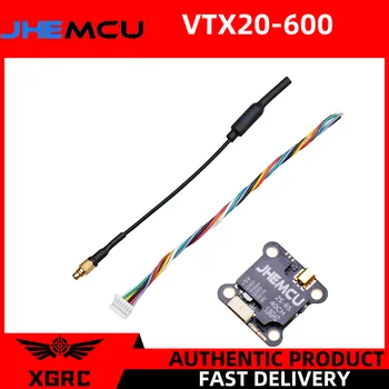 JHEMCU VTX20-600 5.8G 40CH FPV Transmitter PitMode 25mW 100mW 200mW 400mW 600mW 7-26V Adjustable VTX for RC FPV Racing Drone