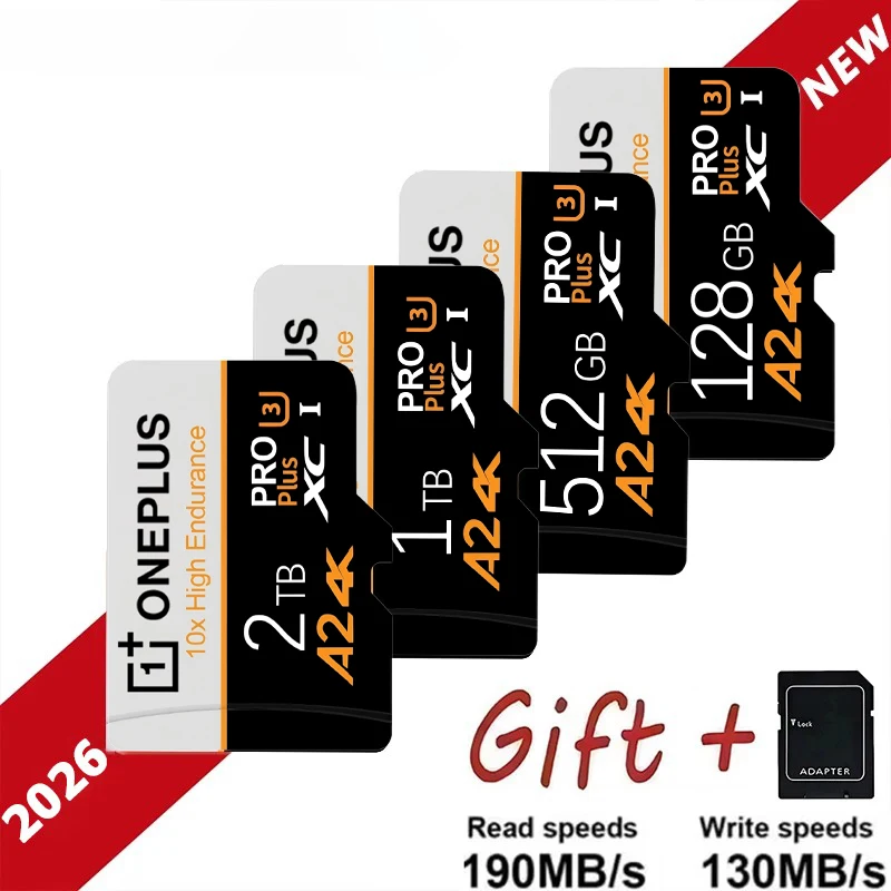 OnePlus 2TB 1TB Memory Card Micro SD Card 512GB 256GB TF Card For Camera Surveillance Devices For Phone Switch Monitor 2026 NEW