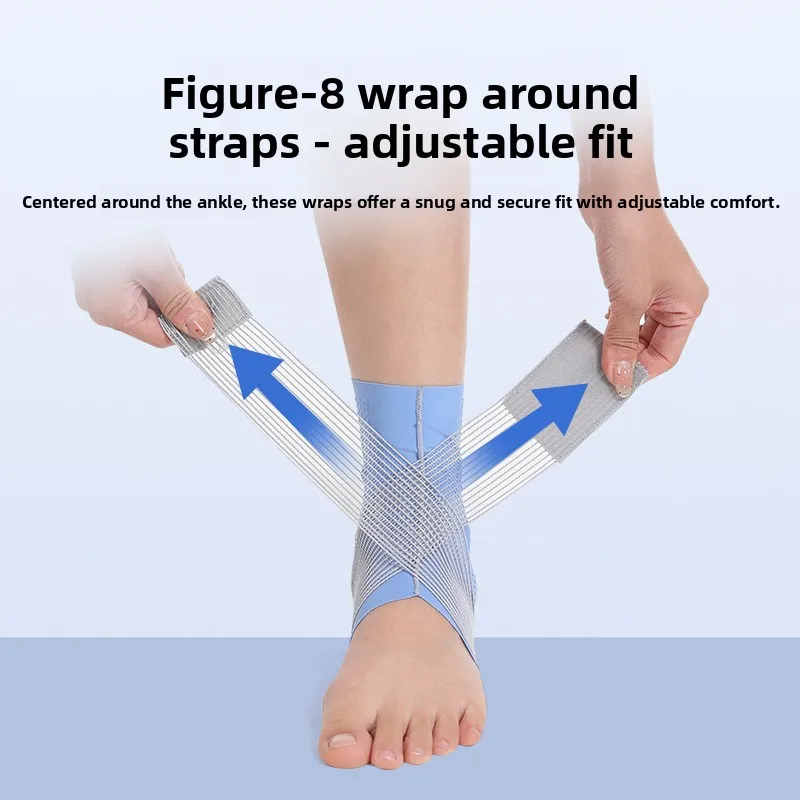 

Sports Protective Breathable Running Rope Jumping Protective Ankle Fixation Gear Ankle Strap Anti-turning-foot Protection Sleeve